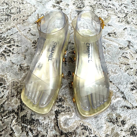 CHANEL PLATFORM sandals 🔥🔥🔥 - Picture 9 of 14